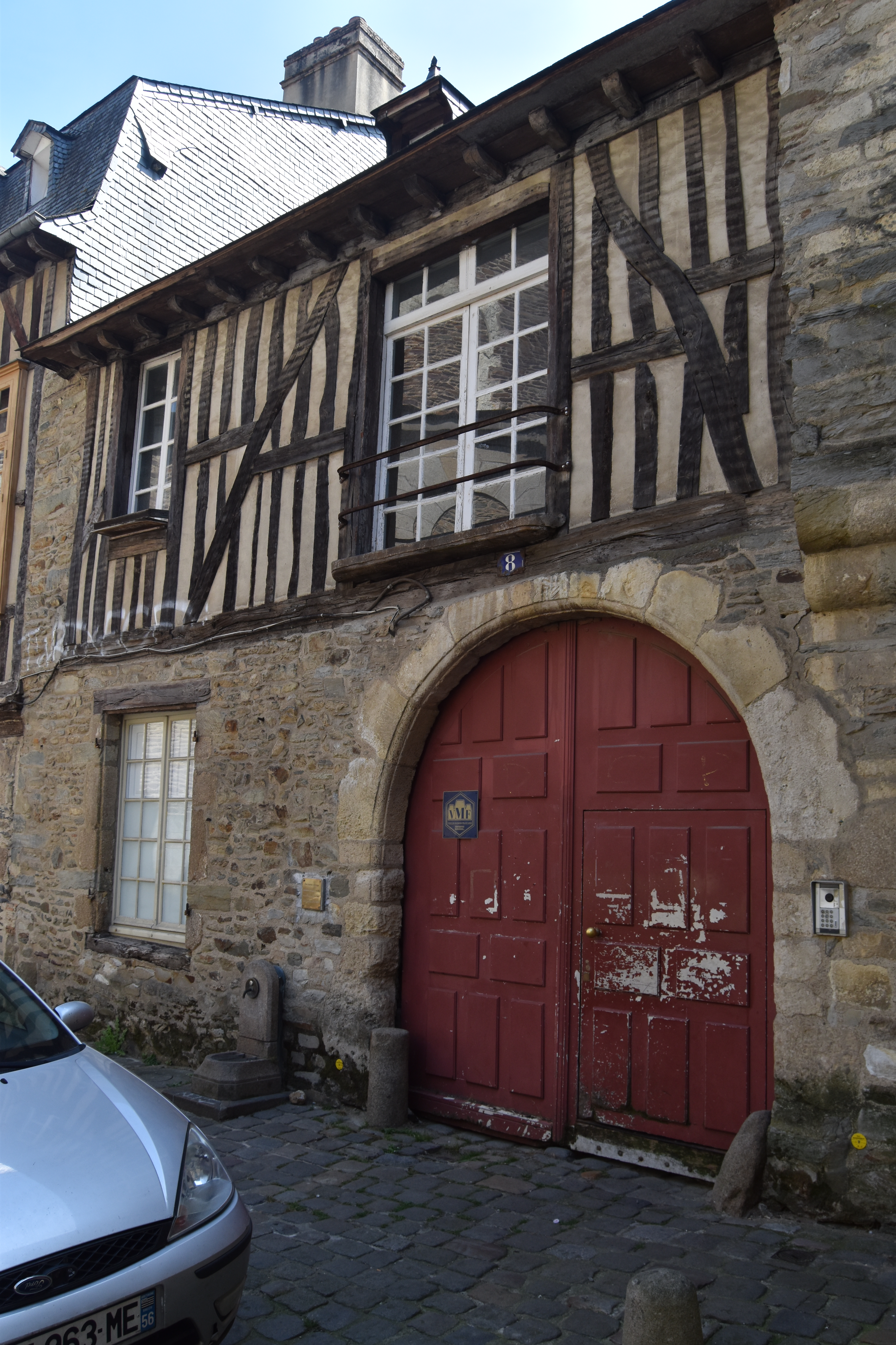 façade ouest, vue générale