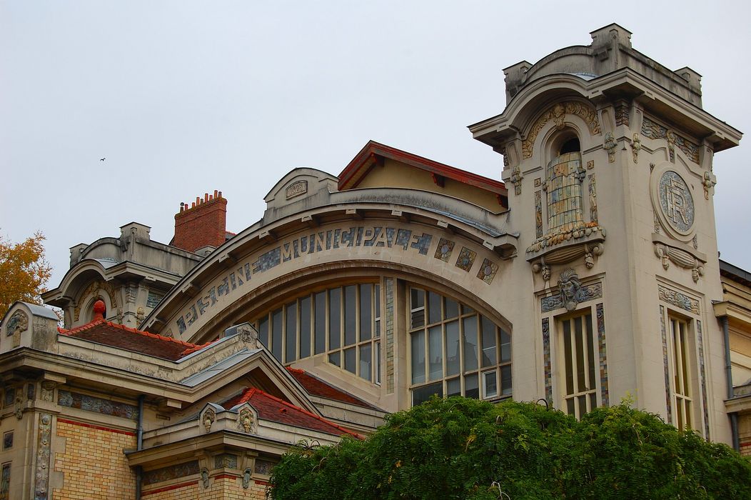 façade ouest, vue partielle