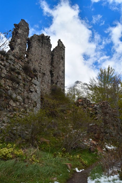 Ruines du Fort de Vizzavona : vue partielle des ruines