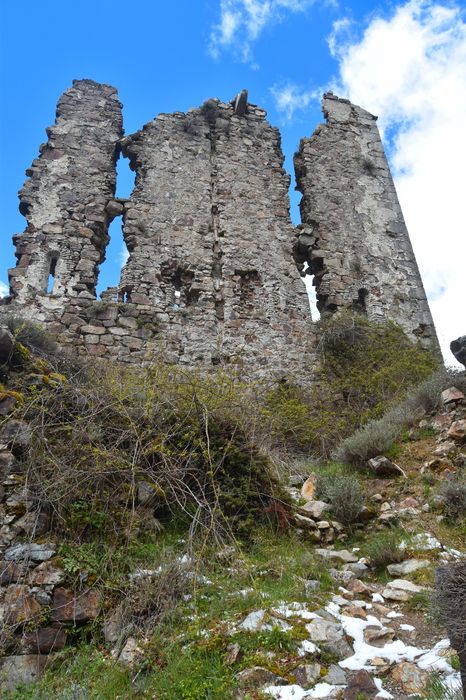 Ruines du Fort de Vizzavona : vue partielle des ruines