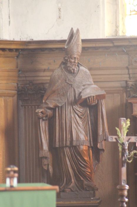statues : Evêque non identifié, vue générale