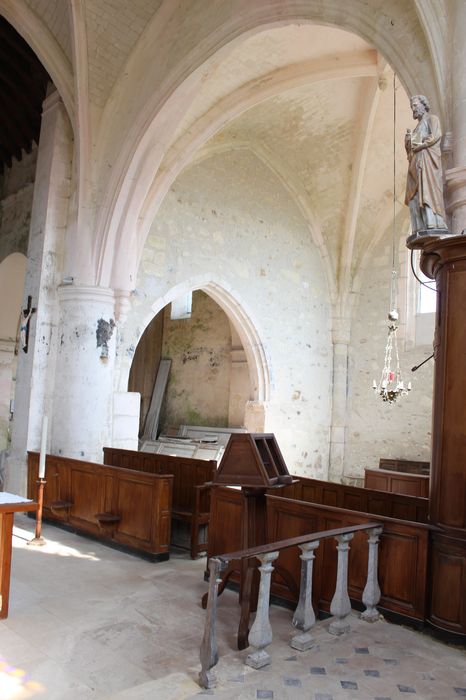 chapelle nord, vue générale