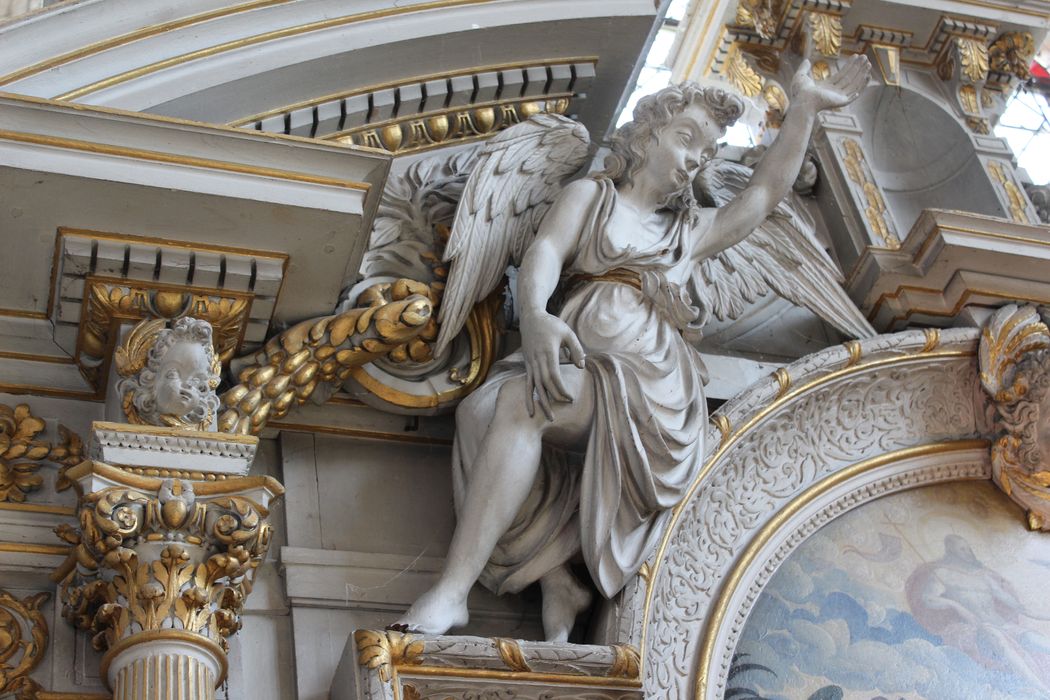 retable latéral sud, détail