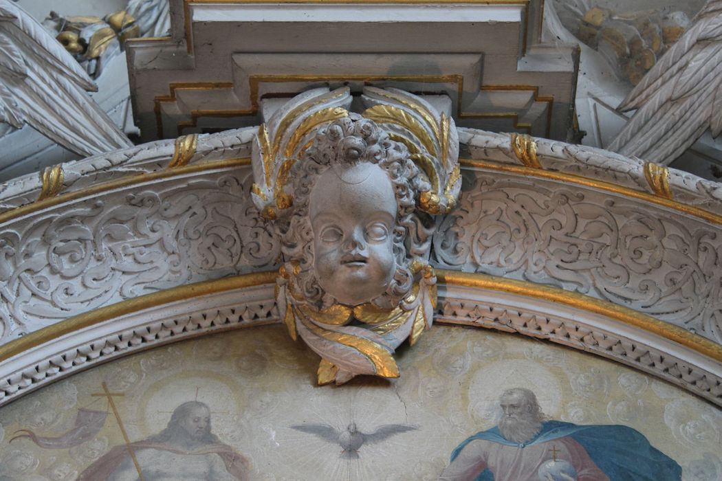 retable latéral sud, détail