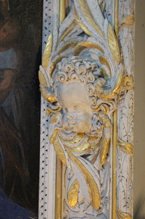 retable latéral nord, détail