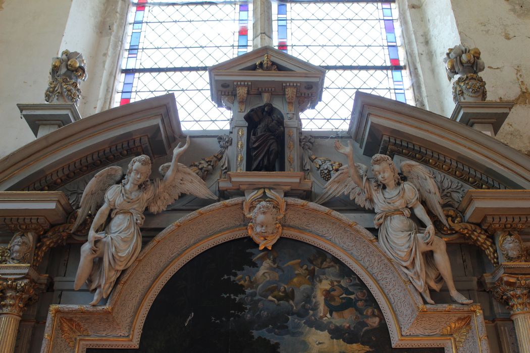 retable latéral nord, vue partielle