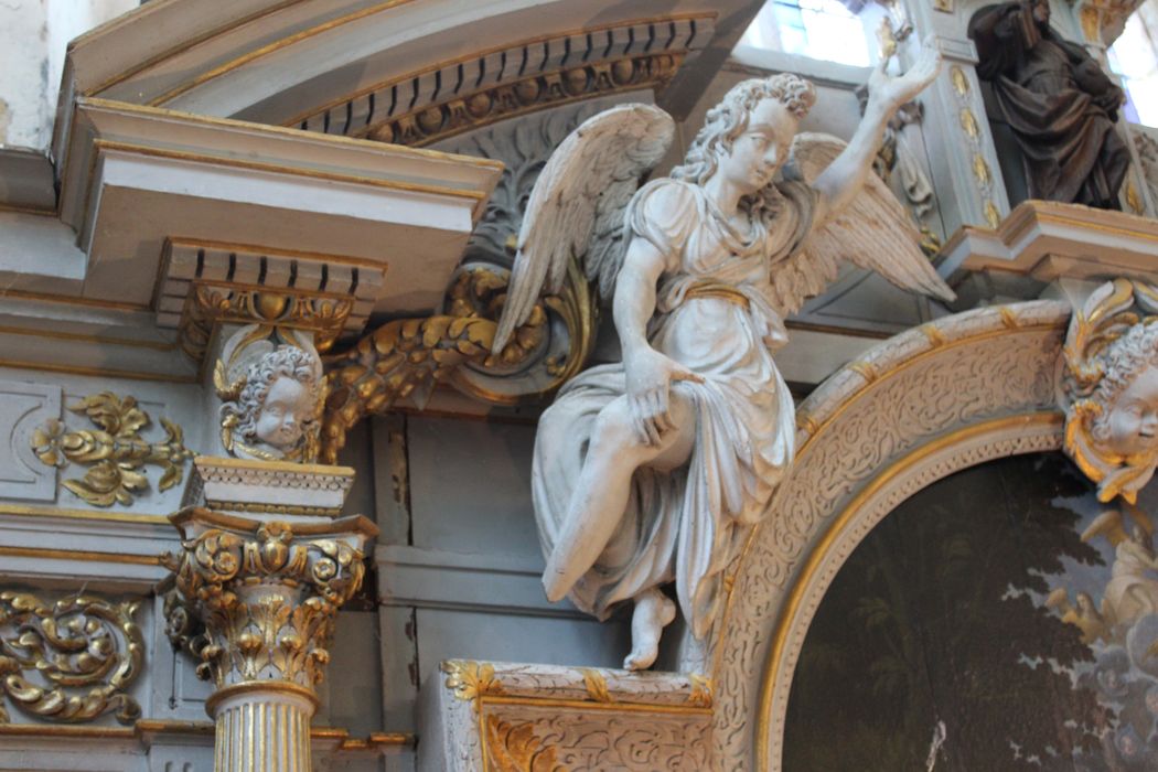 retable latéral nord, détail