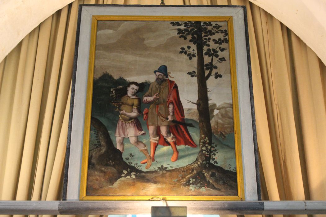 tableau : Abraham et Isaac sur le chemin du sacrifice, vue générale