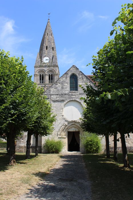 façade occidentale, vue générale