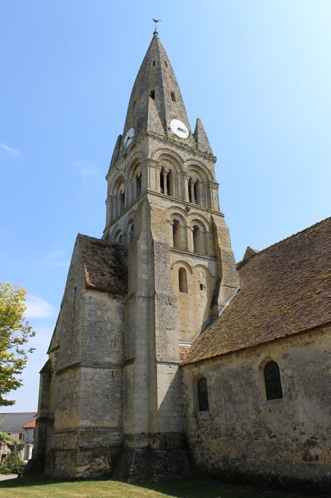 clocher, vue générale