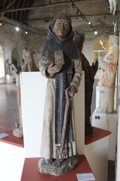 statue : Saint Fiacre, vue générale