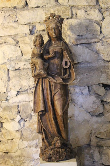 statue : Vierge à l'Enfant, vue générale