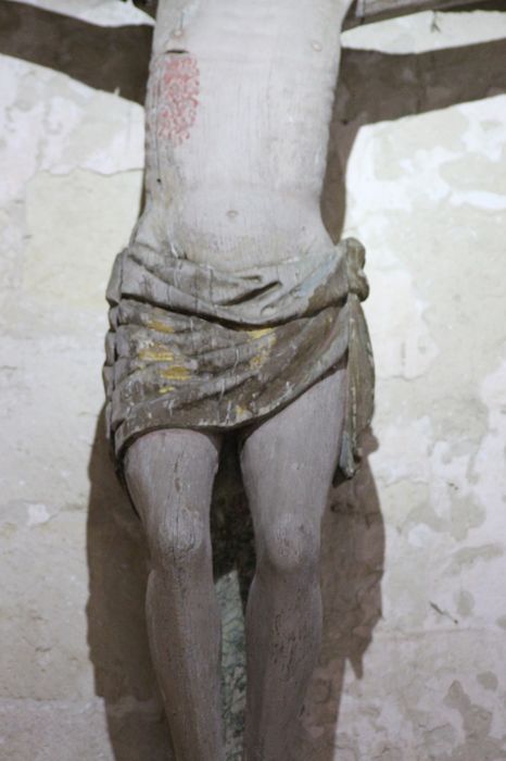 croix : Christ en croix, vue partielle