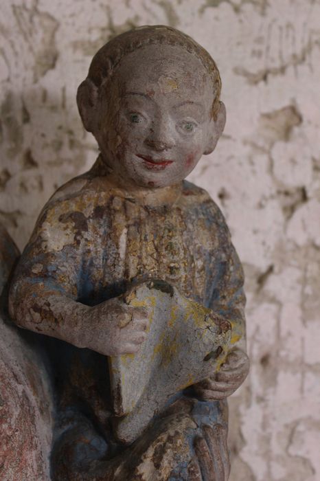 statue (petite nature) : Vierge à l'Enfant, détail de l’enfant - © Ministère de la Culture (France), Médiathèque du patrimoine et de la photographie, diffusion RMN-GP