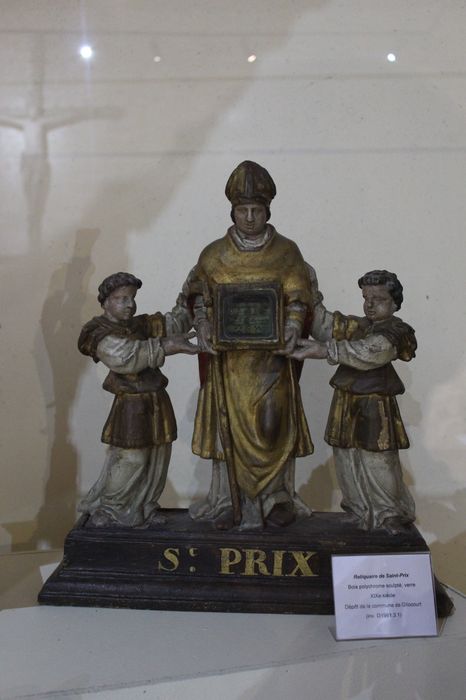 reliquaire dit de saint Prix, vue partielle