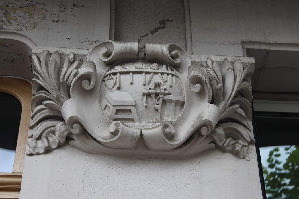 façade Sud, détail décoratif