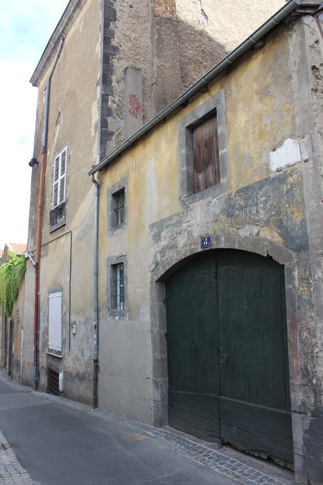 vue générale des façades Nord des bâtiments sur la rue de l'Oratoire