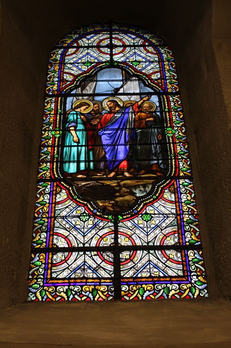 verrière : Christ et ses disciples au bord du lac de Tibériade (le) 