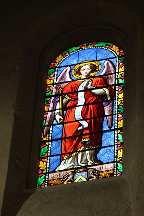 verrière : saint Gabriel, vue générale