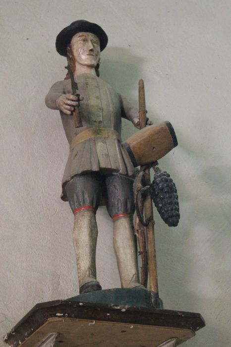 statue : Saint Verny, vue générale