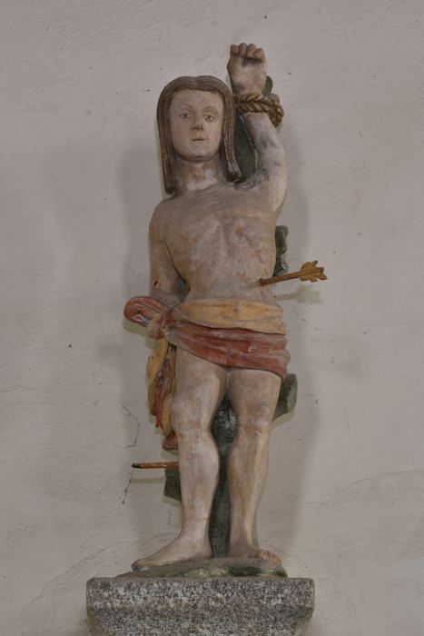 statue : Saint Sébastien, vue générale