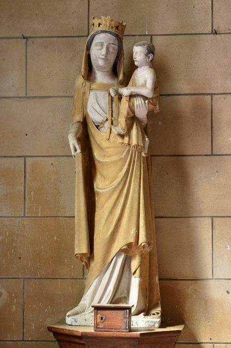 statue : Vierge à l'Enfant, vue générale