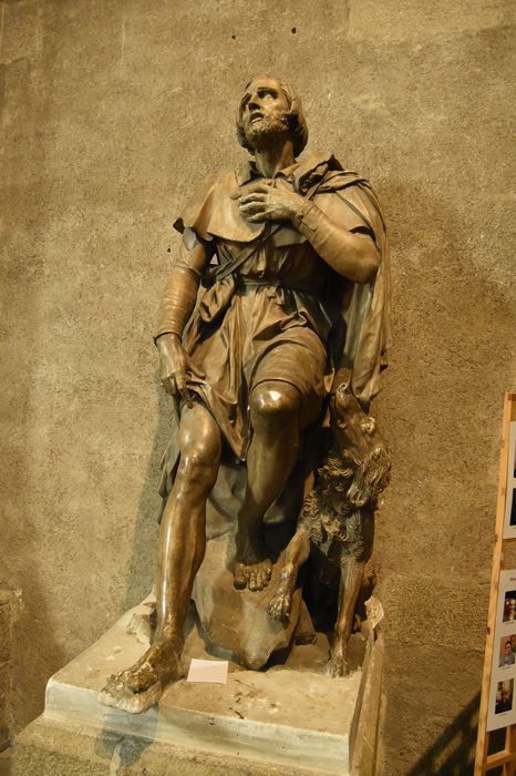 statue : Saint Roch, vue générale