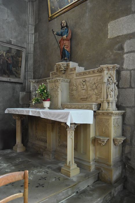 autel de la Vierge, retable, bas-reliefs : Annonciation et Couronnement de la Vierge, vue générale - © Ministère de la Culture (France), Médiathèque du patrimoine et de la photographie, diffusion RMN-GP