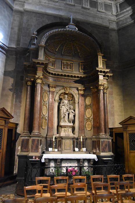 retable secondaire, vue générale