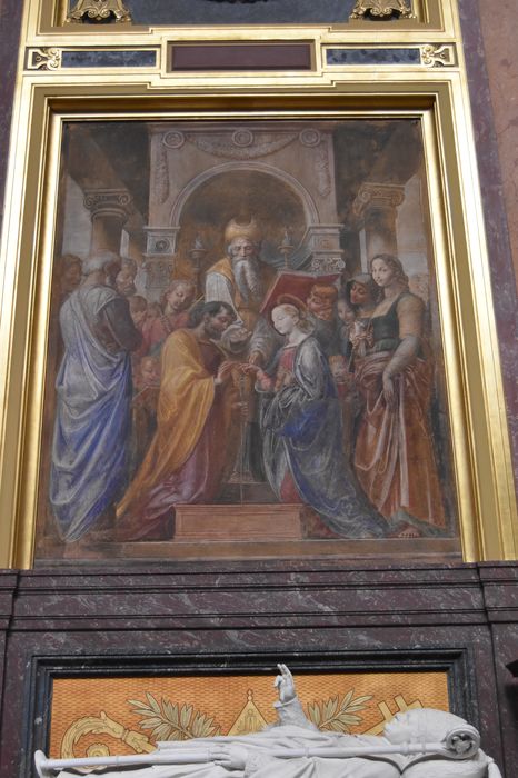 peinture monumentale : Mariage de la Vierge (le), vue générale