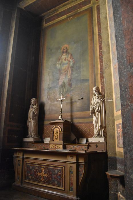 peinture monumentale : Christ du Sacré Coeur, vue générale