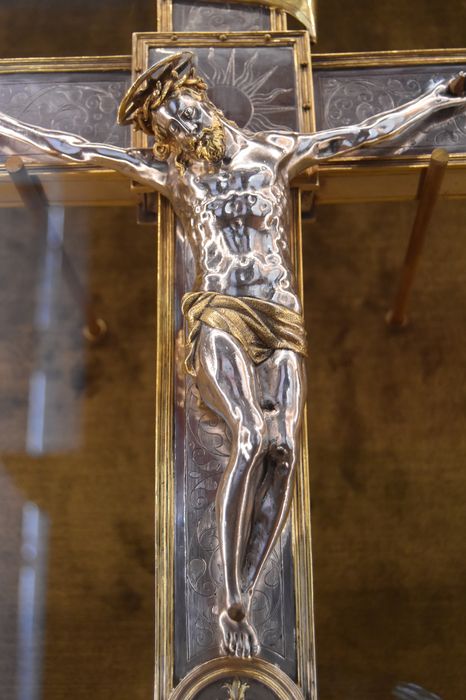 croix de procession, détail