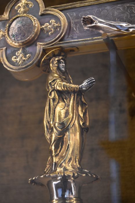croix de procession, détail
