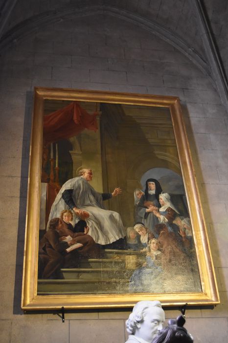 tableau : saint Vincent de Paul fondant la congrégation des filles de la Charité, vue générale