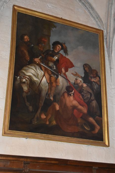 tableau : la Charité de saint Martin, vue générale