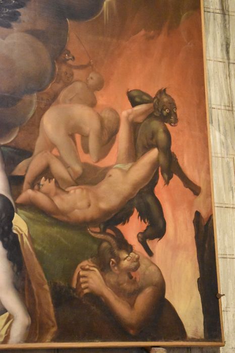 tableau (tableau d'autel) : le Jugement dernier, détail - © Ministère de la Culture (France), Médiathèque du patrimoine et de la photographie, diffusion RMN-GP