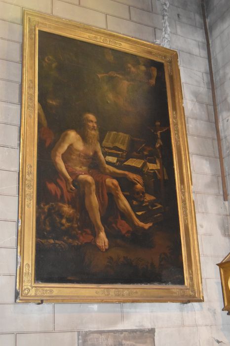 tableau : Saint Jérôme et l’ange, vue générale