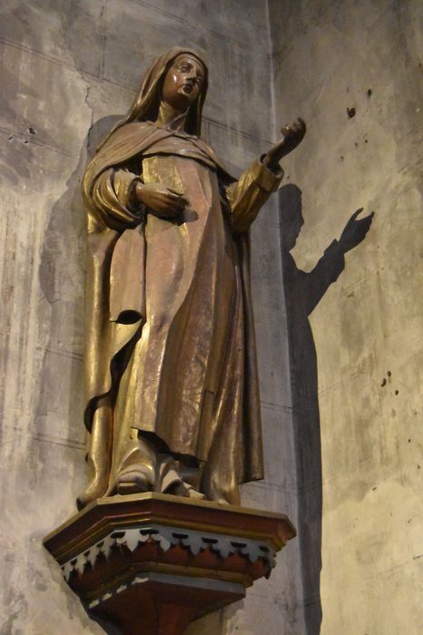 statue : Sainte Catherine de Sienne, vue générale - © Ministère de la Culture (France), Médiathèque du patrimoine et de la photographie, diffusion RMN-GP