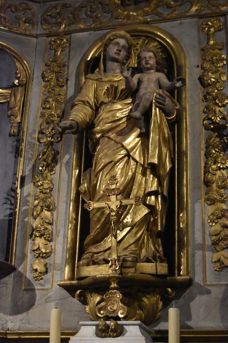 statue : Vierge à l'Enfant, vue générale