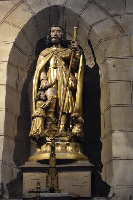 groupe sculpté : Saint Roch, vue générale - © Ministère de la Culture (France), Médiathèque du patrimoine et de la photographie, diffusion RMN-GP