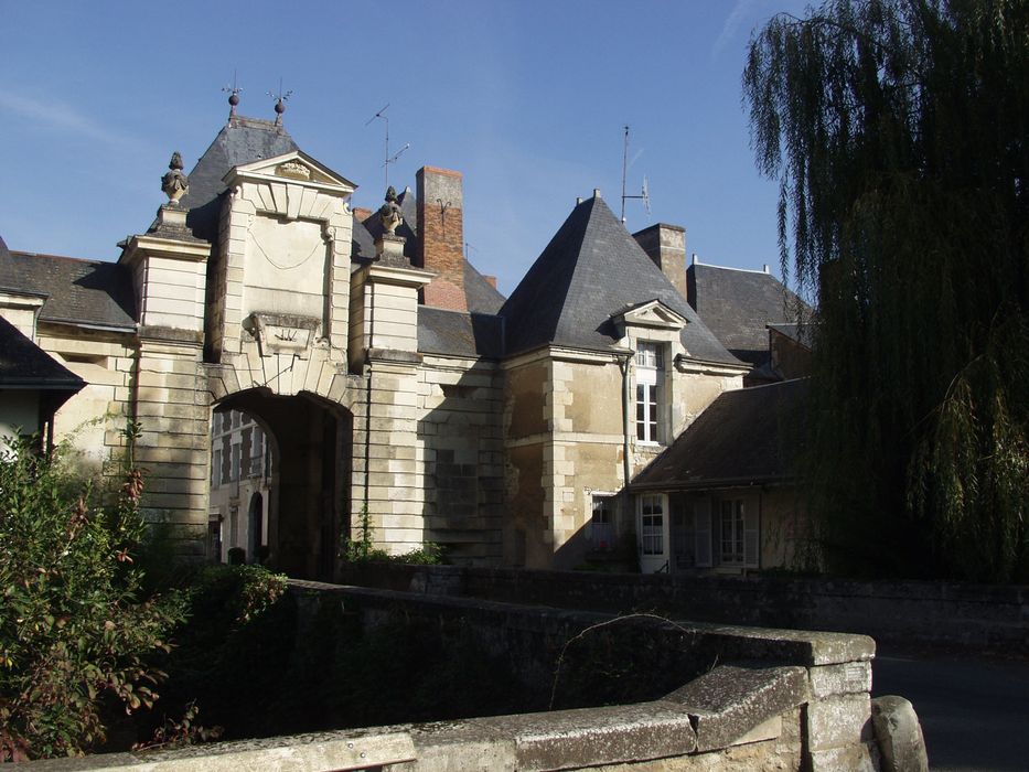 porte monumentale sud, élévation sud, vue générale