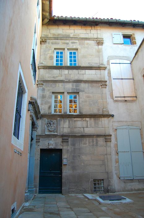 cour intérieure, façade nord, vue générale