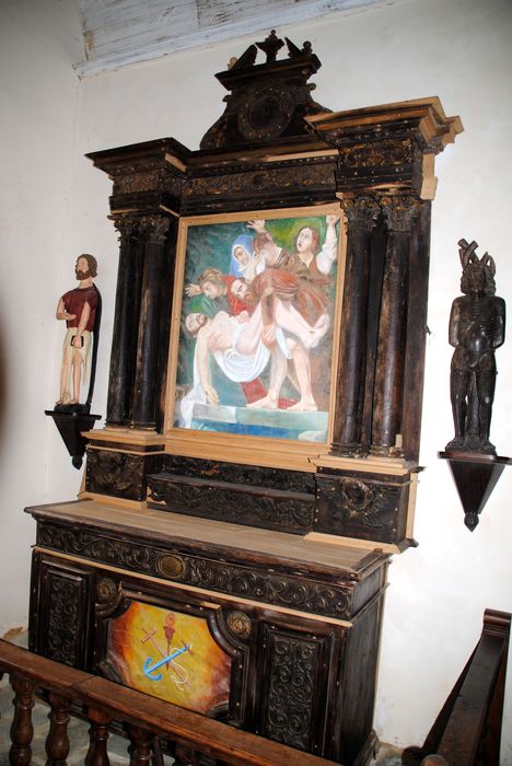 retable latéral nord, vue générale