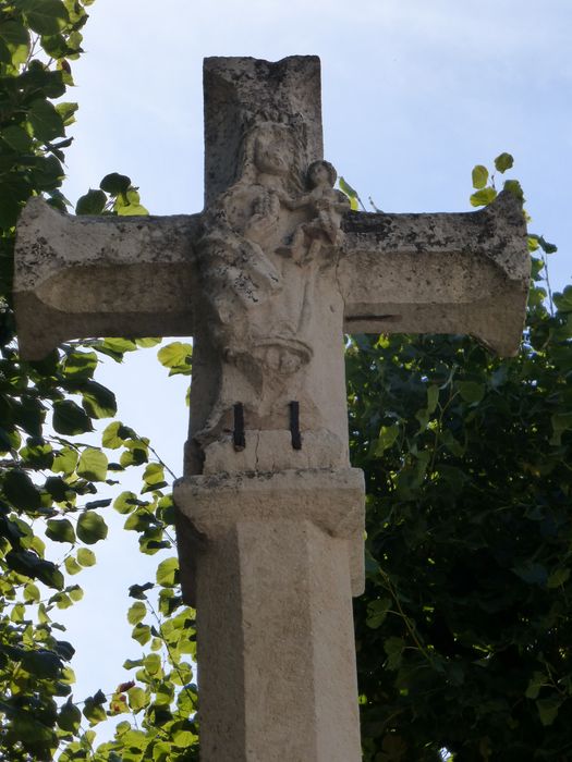 détail : Vierge à l’enfant