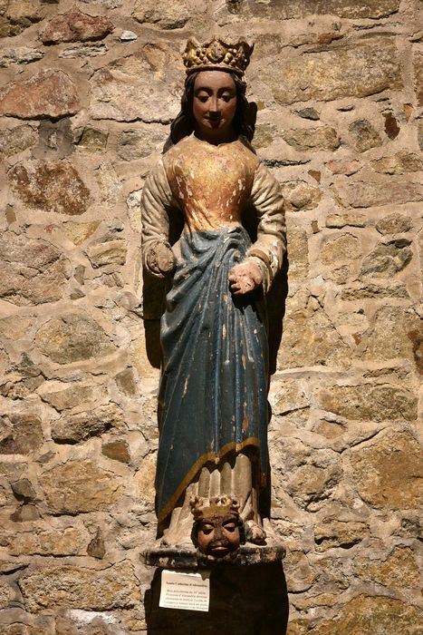 Statue : sainte Catherine, vue générale