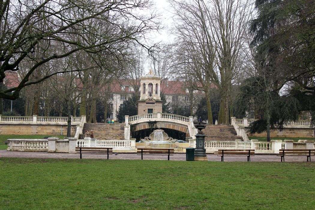 Réservoir Darcy et jardin Darcy : Vue générale du jardin