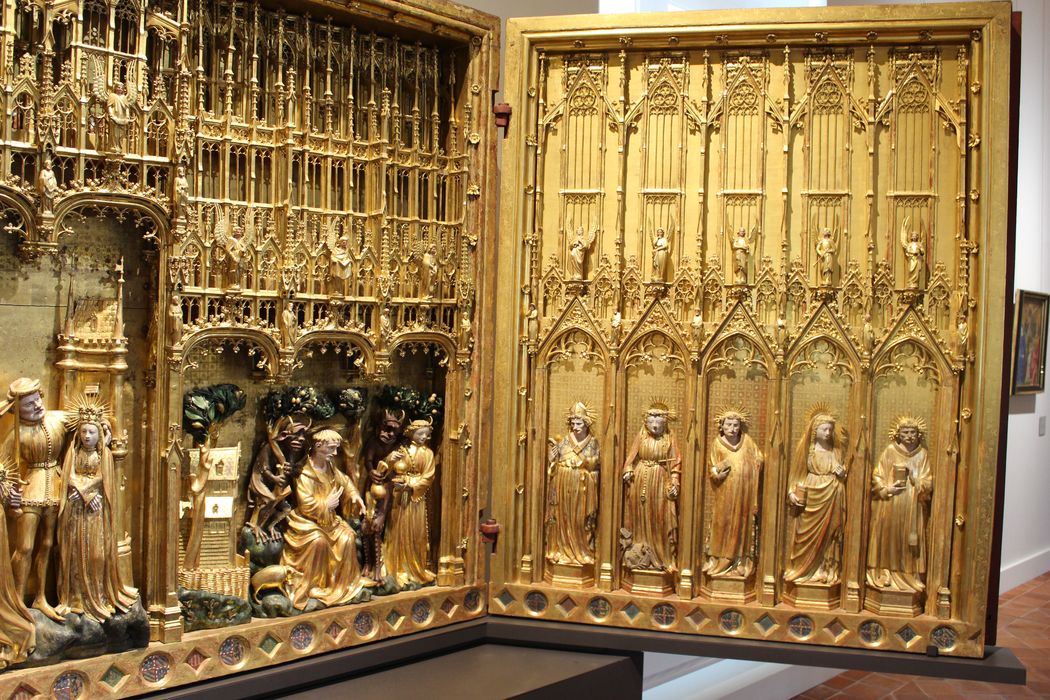 retable : Vie de saints et de martyrs : Panneau latéral droit, vue générale - © Ministère de la Culture (France), Médiathèque du patrimoine et de la photographie, diffusion RMN-GP