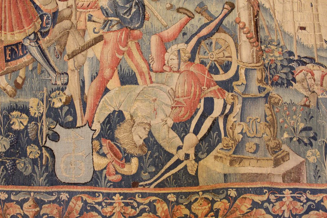 pièce murale : le Siège de Dijon par les Suisses en 1513, détail - © Ministère de la Culture (France), Médiathèque du patrimoine et de la photographie, diffusion RMN-GP