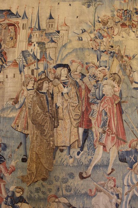 pièce murale : le Siège de Dijon par les Suisses en 1513, détail - © Ministère de la Culture (France), Médiathèque du patrimoine et de la photographie, diffusion RMN-GP