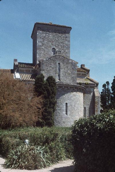 Façade sud, détail de l'abside